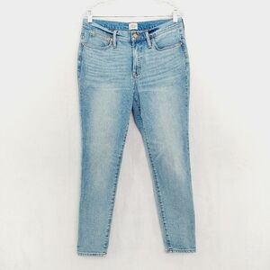 J. Crew Blue Light Wash Cotton Casual Skinny Five Pockets Jeans P4724